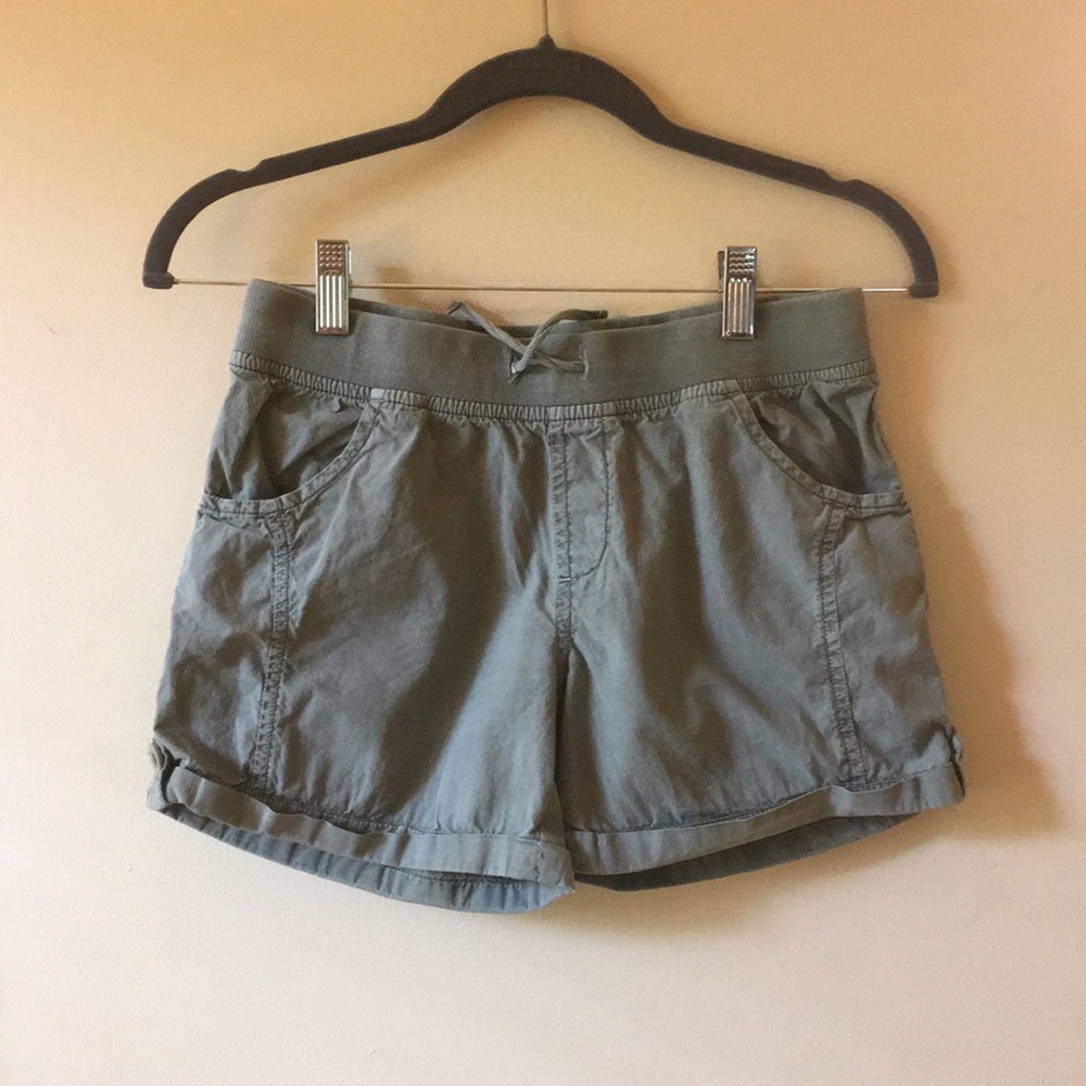Garnet hill kids elastic waist girls shorts